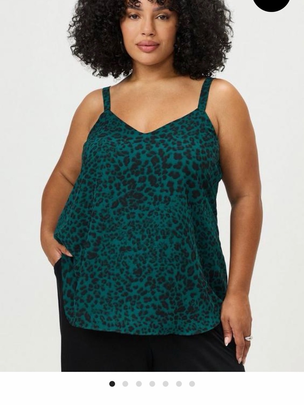 New Torrid Plus Size 3 Leopard Print V-Neck Cami Top
